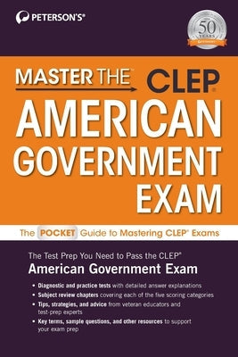 Master The(tm) Clep(c) American Government Exam Paperback Peterson's