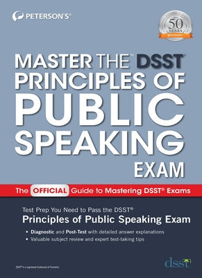 Master the Dsst Principles of Public Speaking Exam Paperback Peterson's
