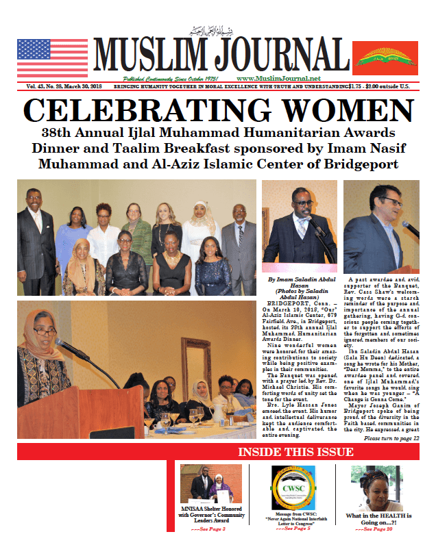 Muslim Journal Newspaper 6 Month - Corrections Bookstore