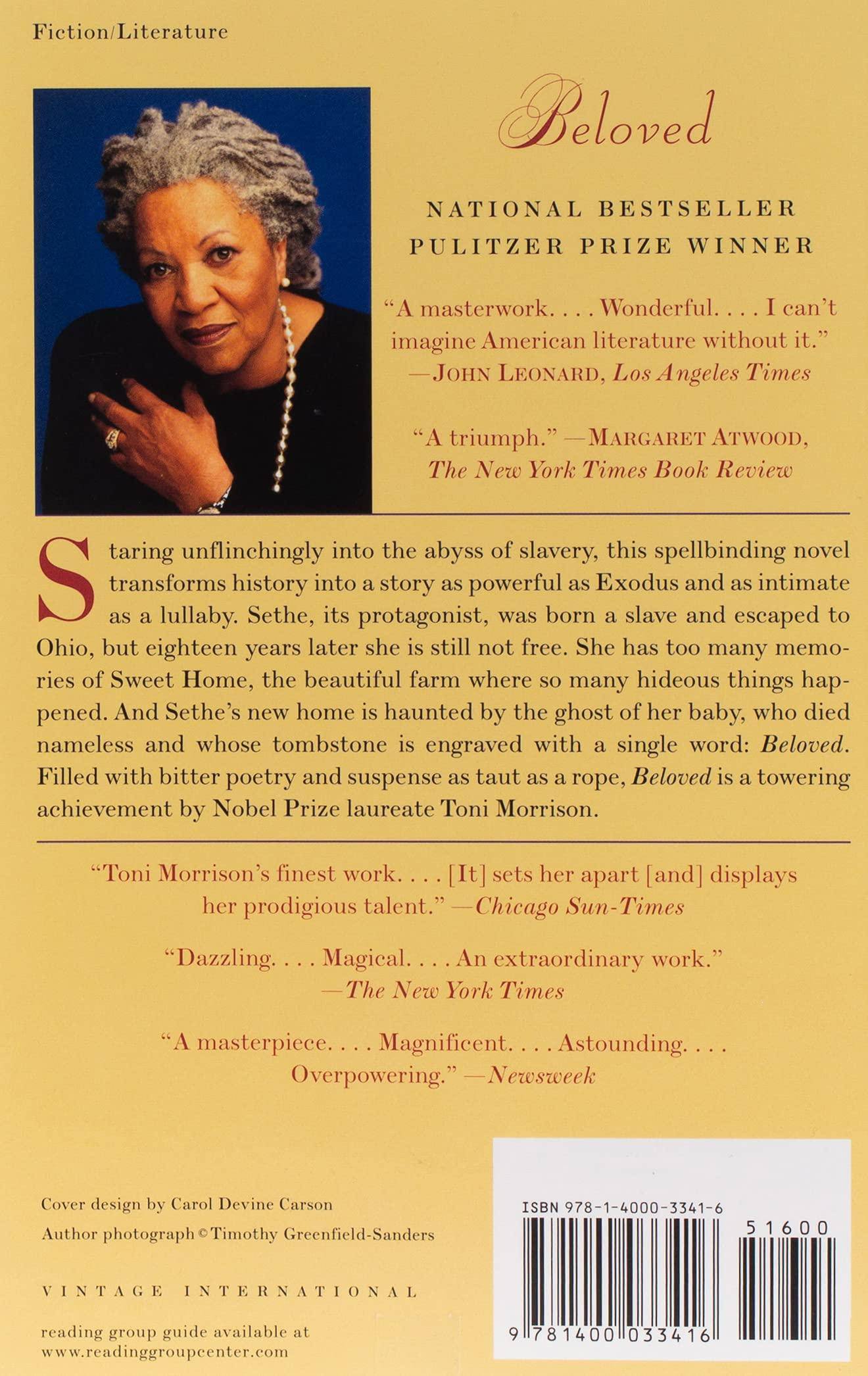 Beloved Fiction Morrison Toni