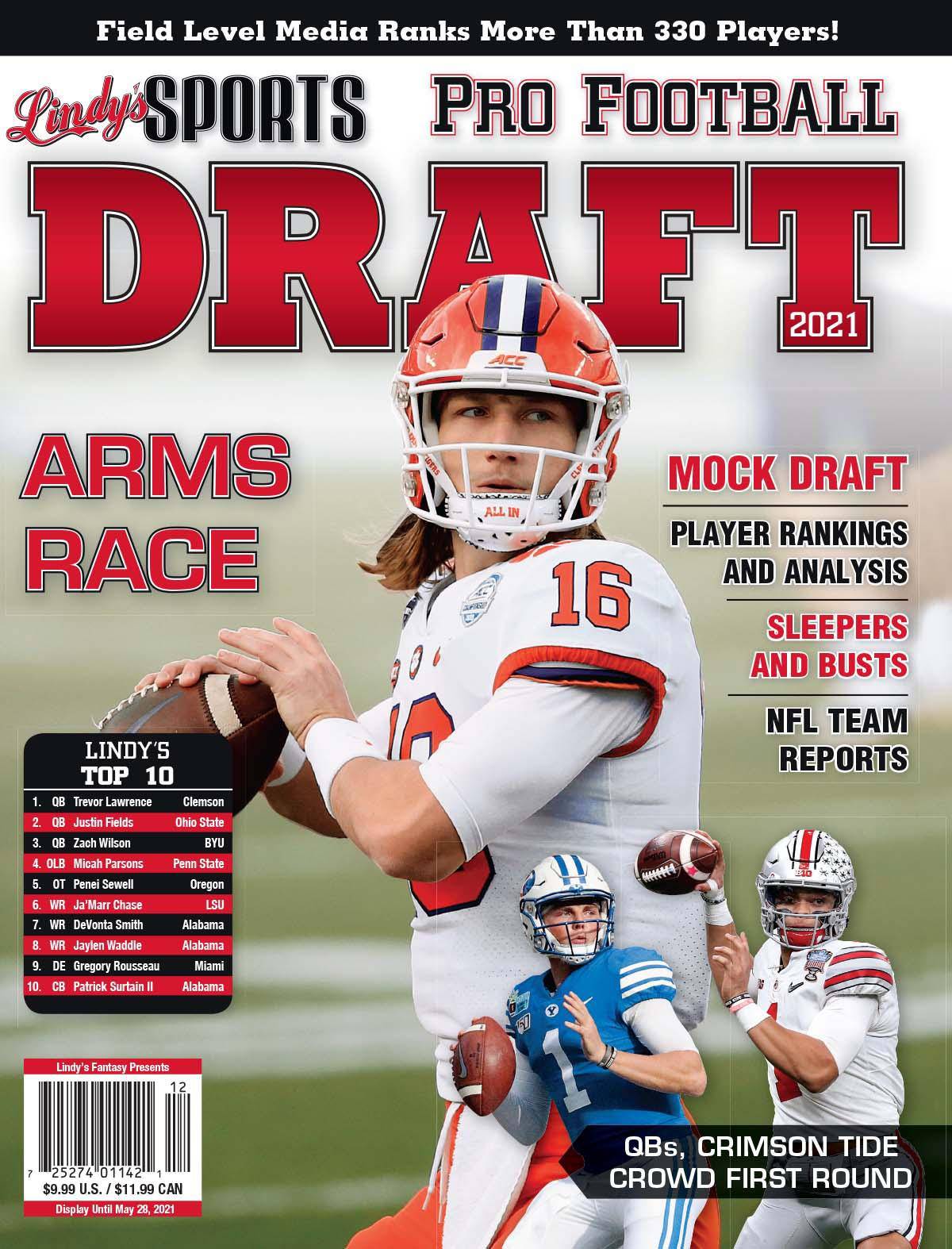 Lindy's 2021 Pro Football Draft Magazine - Corrections Bookstore
