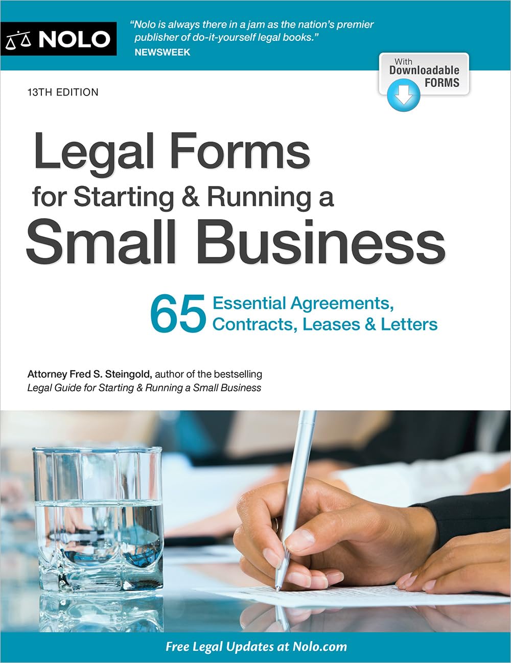 Legal Forms for Starting & Running a Small Business: 65 Essential Agreements, Contracts, Leases & Letters (13TH ed.) - Corrections Bookstore