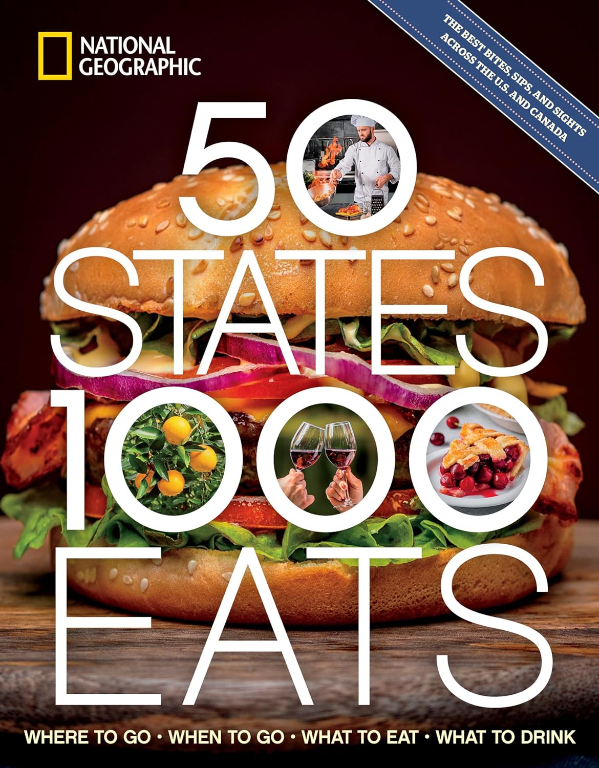 50 States, 1,000 Eats - Where to Go, When to Go, What to Eat, What to Drink (5,000 Ideas) - Corrections Bookstore
