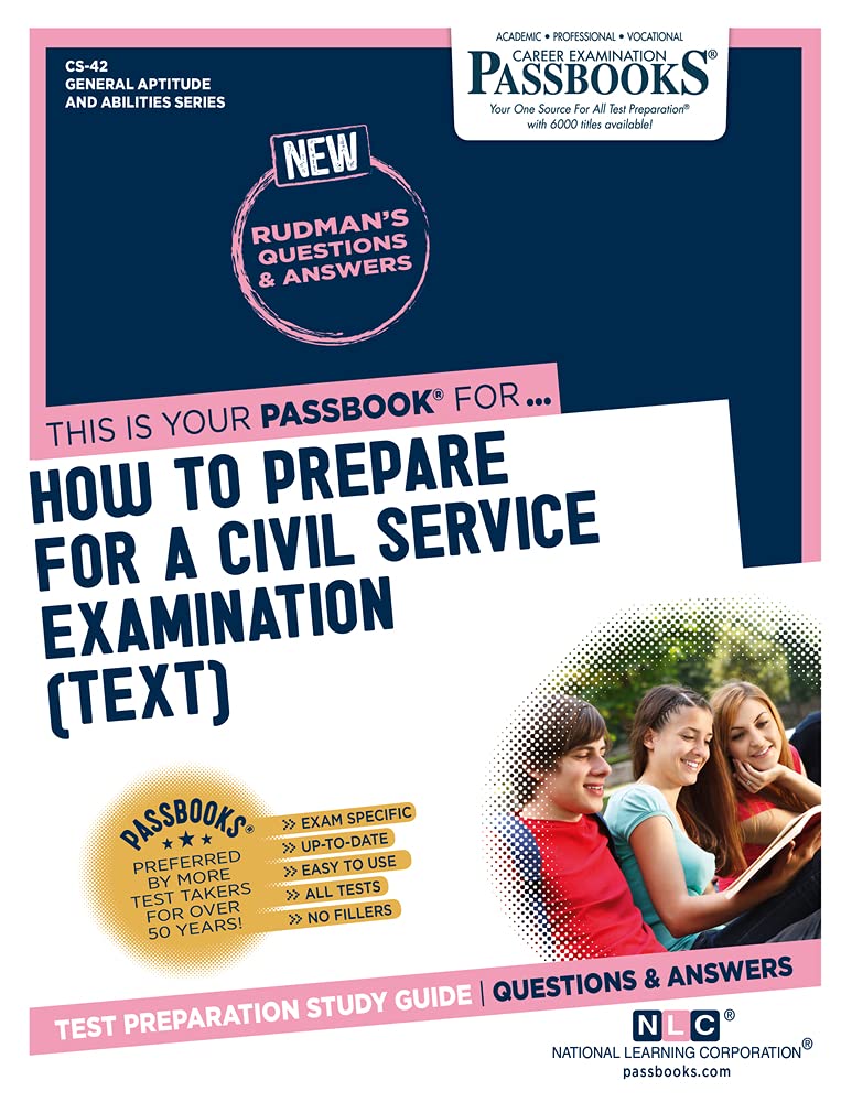 How To Prepare for a Civil Service Examination (TEXT) (CS-42): Passbooks Study Guide (General Aptitude and Abilities Series) - Corrections Bookstore 