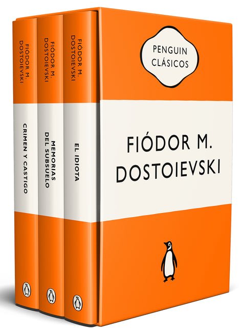 Estuche Dostoievski (Contiene: Crimen Y Castigo; Memorias del Subsuelo; El Idiota) Edición Icónica / Dostoevsky Box Set by Dostoievski, Fiódor M.