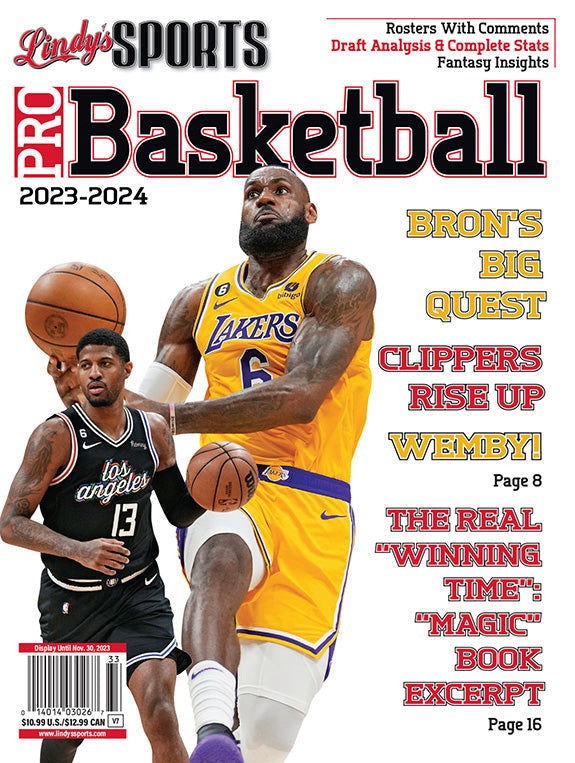 Lindy's Sports 2023-24 Pro Basketball Magazine - PRE ORDER - Corrections Bookstore