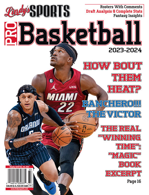 Lindy's Sports 2023-24 Pro Basketball Magazine - PRE ORDER - Corrections Bookstore