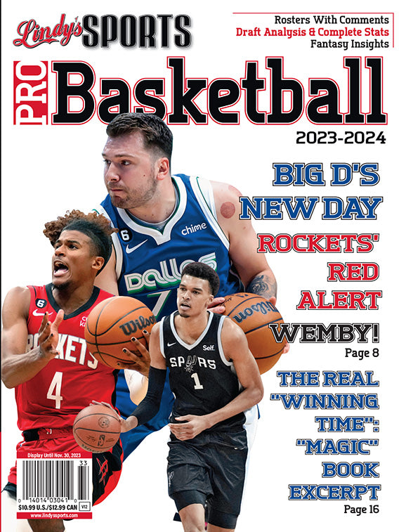 Lindy's Sports 2023-24 Pro Basketball Magazine - PRE ORDER - Corrections Bookstore