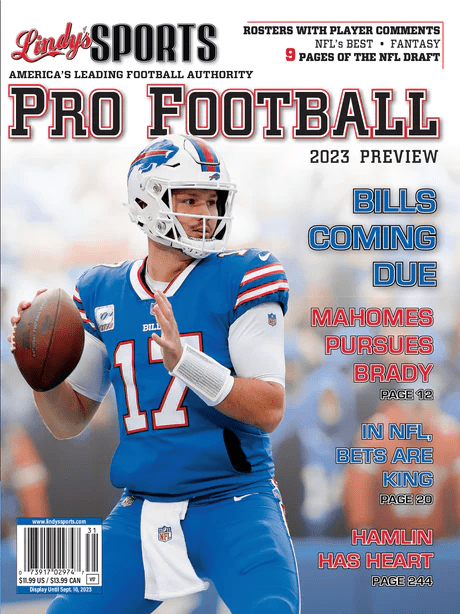 Lindy's 2023 Pro Football Magazine - Corrections Bookstore 