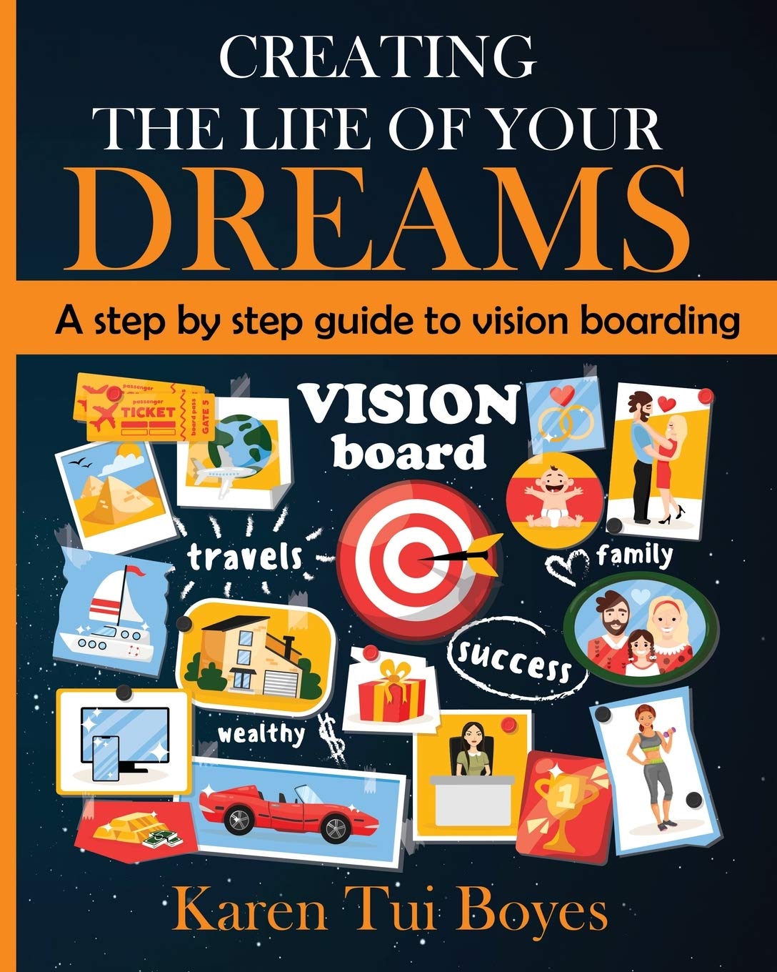 Creating The Life Of Your Dreams: A step by step guide to vision boarding - Corrections Bookstore