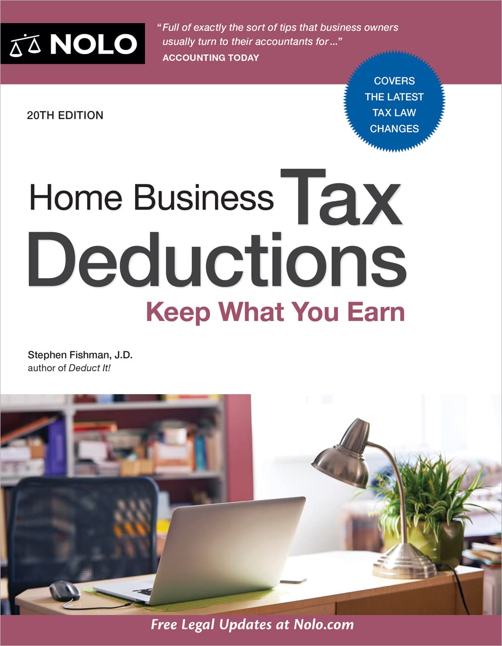 Home Business Tax Deductions Keep What You Earn (20TH ed.) - Corrections Bookstore