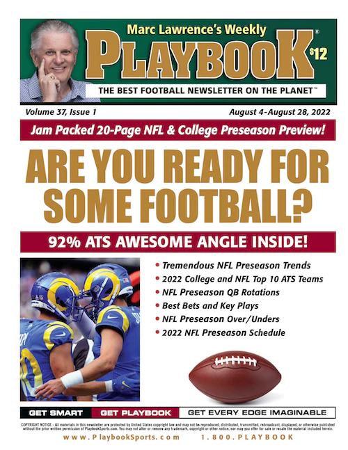 Marc Lawrence 2023 Playbook Football Combo Magazine & Newsletter - Preorder - Corrections Bookstore 