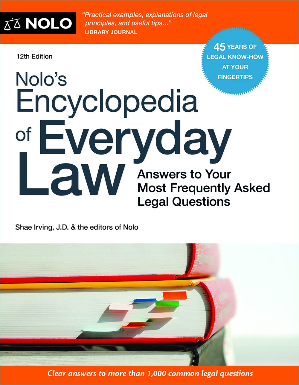 Nolo's Encyclopedia of Everyday Law - Corrections Bookstore