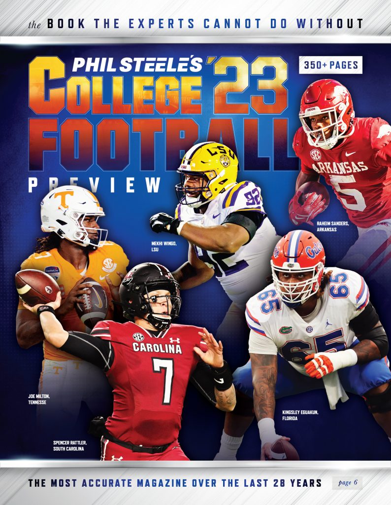Phil Steele's College Football 2023 - In Stock - Corrections Bookstore 