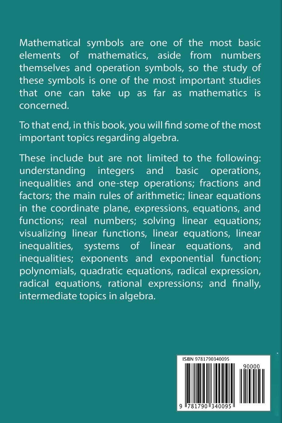 Algebra 1 Workbook: The Self-Teaching Guide and Practice Workboo - Corrections Bookstore