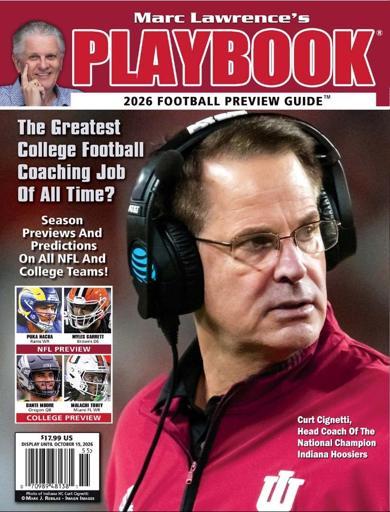 Pre Order Marc Lawrence 2026-27 Playbook Football Guide