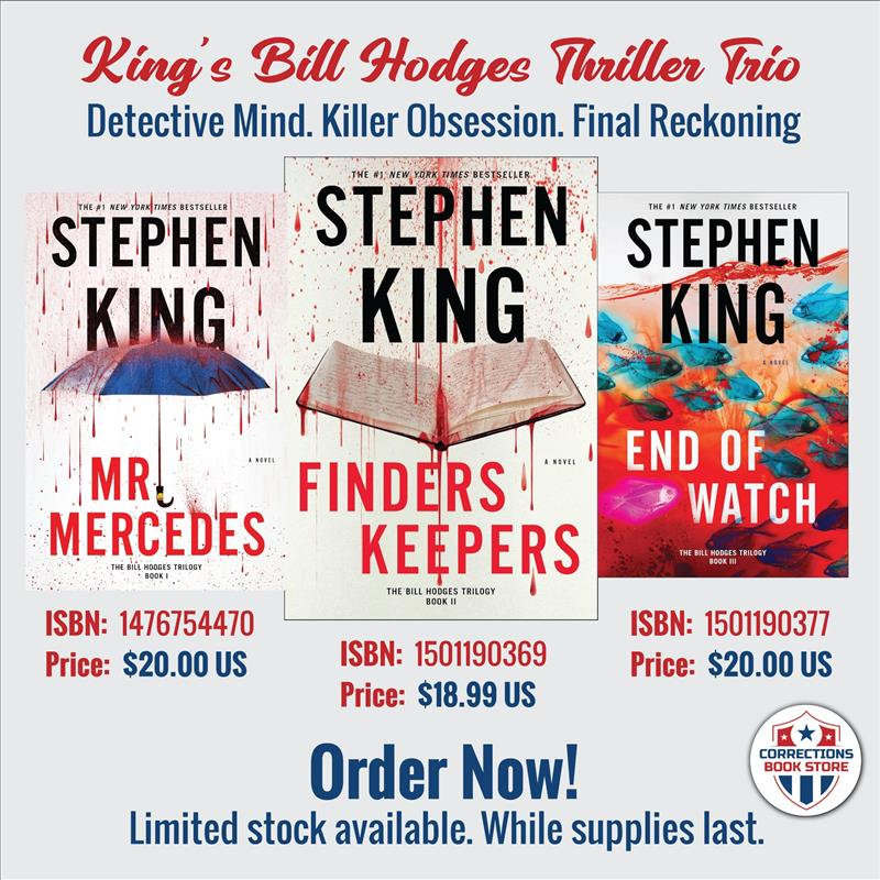 King's Bill Hodges Thriller Trio - Mystery Bundle - Corrections Bookstore 