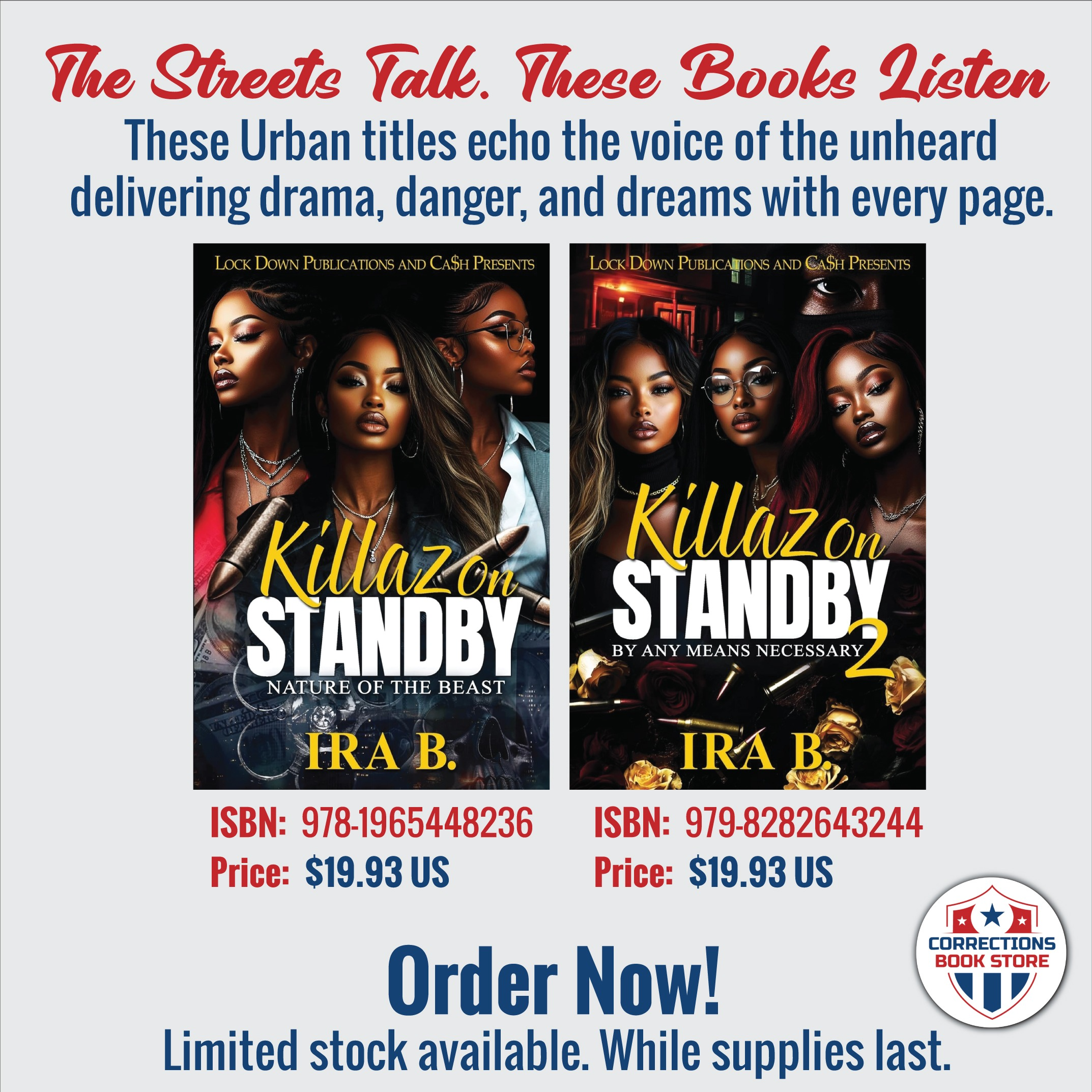 The Streets Talk. These Books Listen - Killaz on Standby Bundle - Corrections Bookstore 