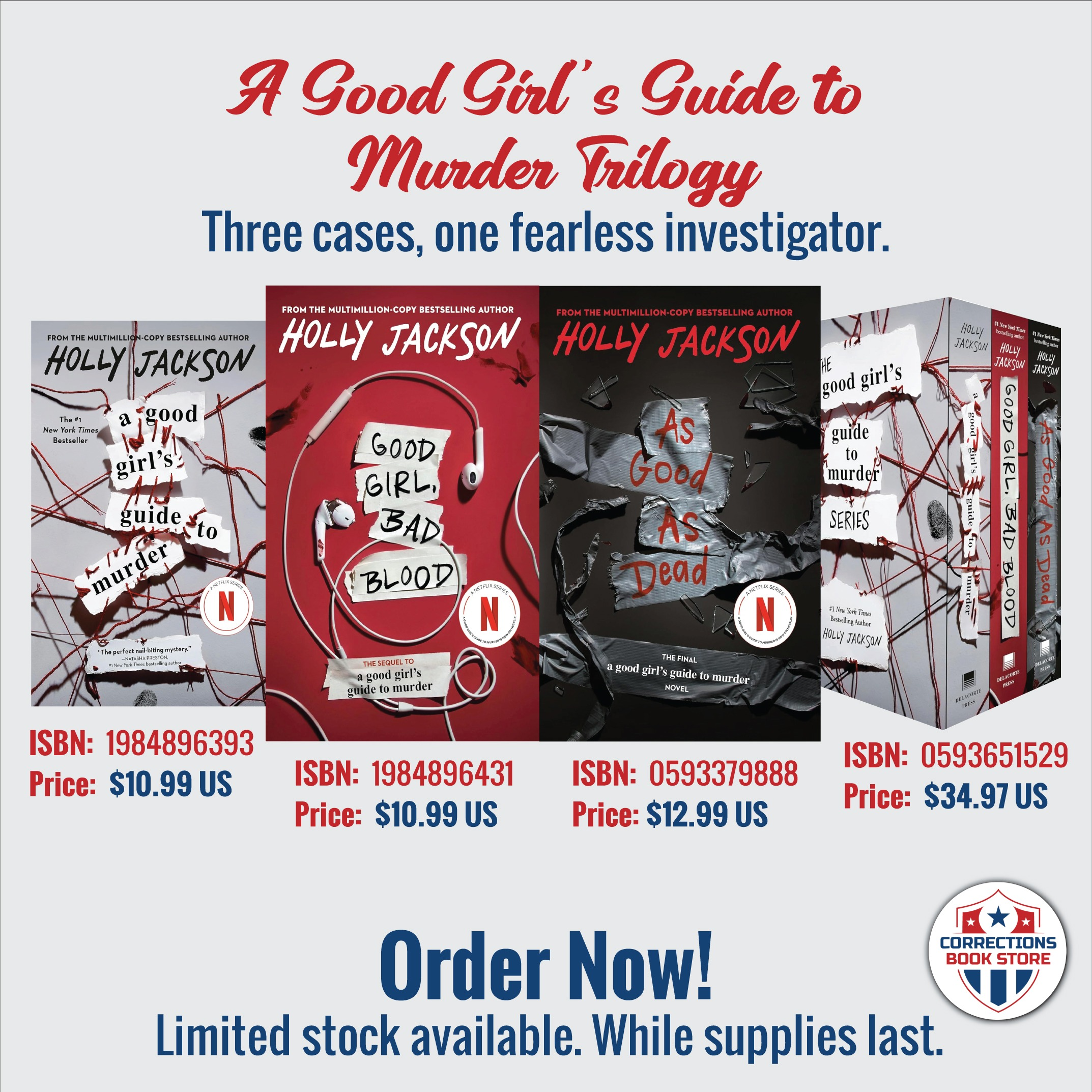 A Good Girl's Guide to Murder Trilogy - Corrections Bookstore 