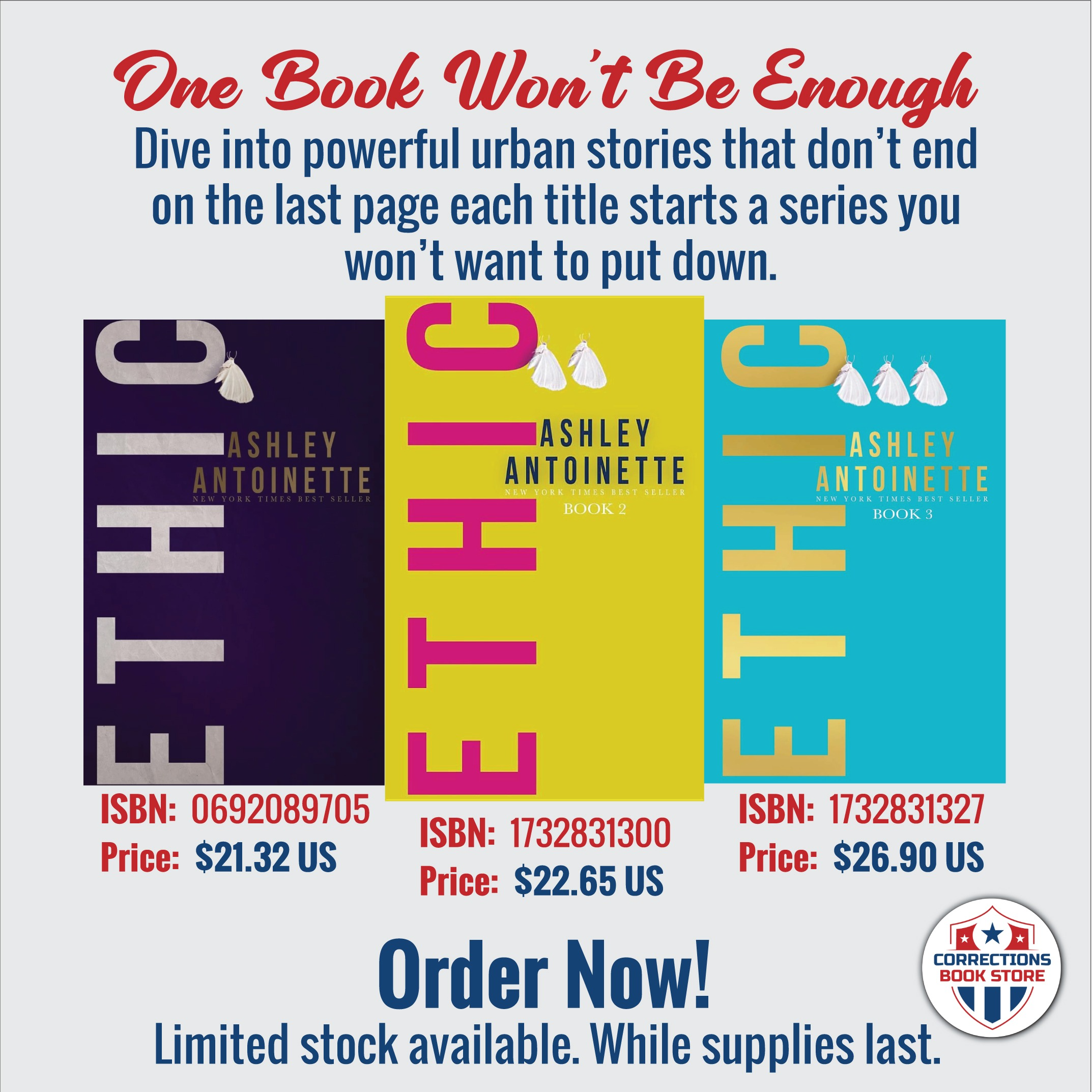 One Book Won't Be Enough - Urban Fiction Series Bundle - Corrections Bookstore 