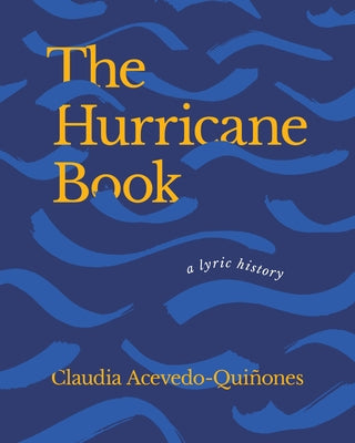 The Hurricane Book: A Lyric History Paperback Rose Metal Press