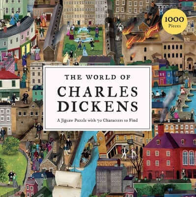 The World of Charles Dickens 1000 Piece Puzzle: A Jigsaw Puzzle with 70 Characters to Find Board Games Laurence King