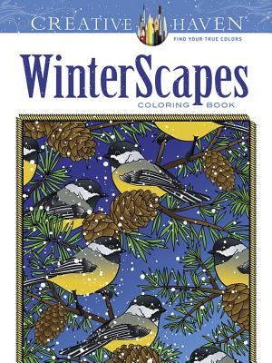 Creative Haven Winterscapes Coloring Book Dover Publications