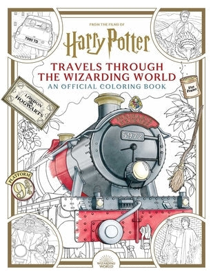 Harry Potter: Travels Through the Wizarding World: An Official Coloring Book Paperback Insight Editions