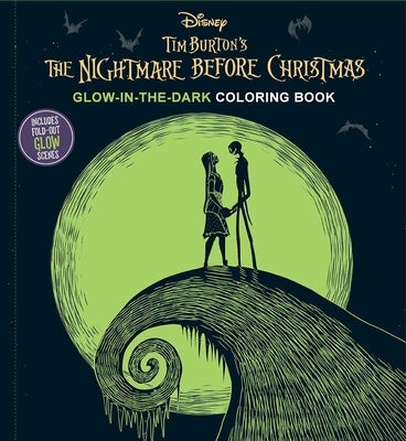 Disney Tim Burton's the Nightmare Before Christmas Glow-In-The-Dark Coloring Book Paperback Thunder Bay Press