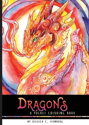 Dragons Pocket Coloring Book Paperback Jessica C. Feinberg