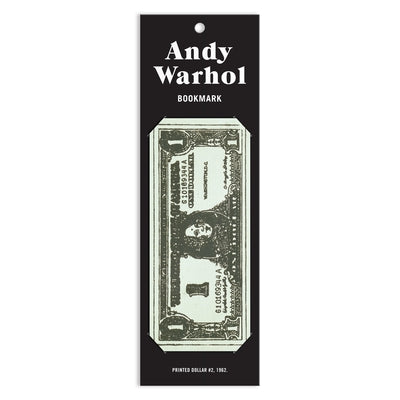 Warhol Dollar Bill Shaped Bookmark Other Galison