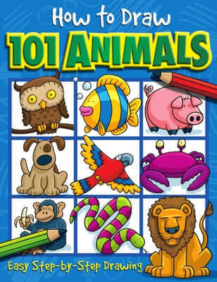 How to Draw 101 Animals Paperback Two Windmills