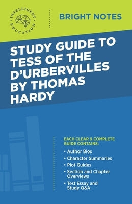 Study Guide to Tess of d'Urbervilles by Thomas Hardy Paperback Dexterity