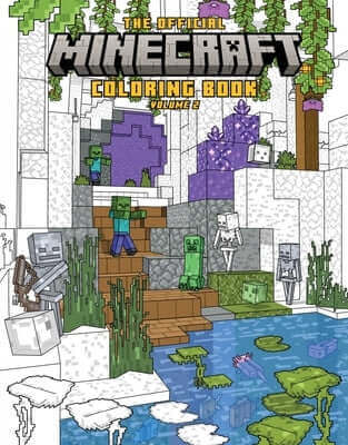 The Official Minecraft Coloring Book, Volume 2 Paperback Insight Editions