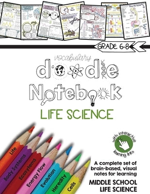 Life Science Doodle Notebook Paperback Captivate Science