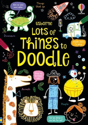 Lots of Things to Doodle Paperback Usborne Books