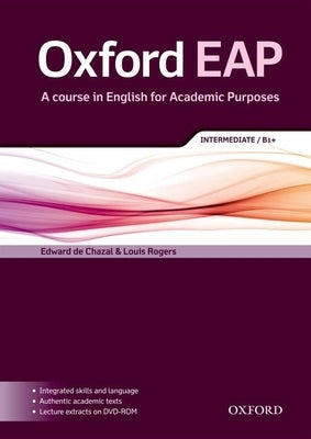 Oxford Eap Intermediate Students Book and DVD ROM Pack [With DVD ROM] Paperback Oxford