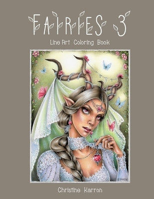 Fairies 3 Line Art Coloring Book Paperback Independently Published