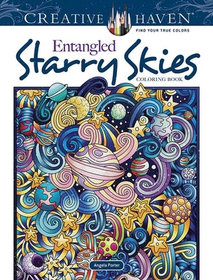 Creative Haven Entangled Starry Skies Coloring Book Paperback Dover Publications