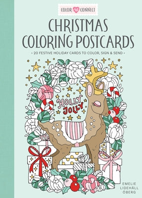 Christmas Coloring Postcards: 20 Festive Holiday Cards to Color, Sign, and Send by Öberg, Emelie Lidehäll