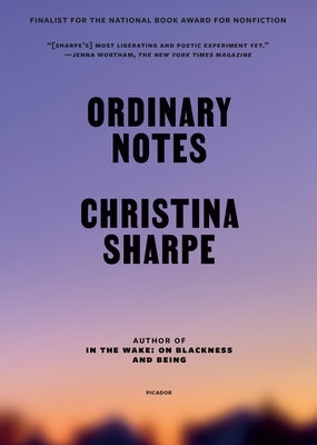 Ordinary Notes Paperback Picador USA