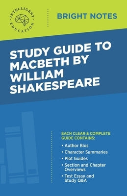 Study Guide to Macbeth by William Shakespeare Paperback Dexterity