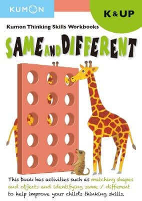 Kumon Thinking Skills Workbooks K: Same and Different Paperback Kumon Publishing North America