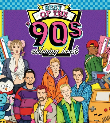 Best of the '90s Coloring Book: Color Your Way Through 1990s Art & Pop Culture Paperback Walter Foster Publishing