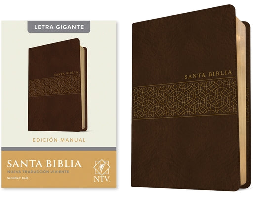 Santa Biblia Ntv, Edición Manual, Letra Gigante (Sentipiel, Café, Letra Roja) by Tyndale