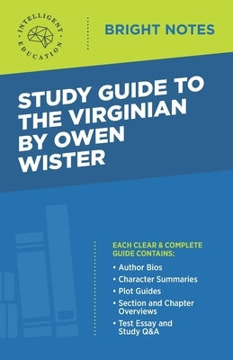 Study Guide to The Virginian by Owen Wister Paperback Dexterity