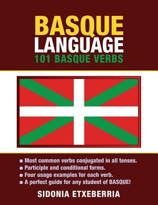 Basque Language: 101 Basque Verbs Paperback Preceptor Language Guides