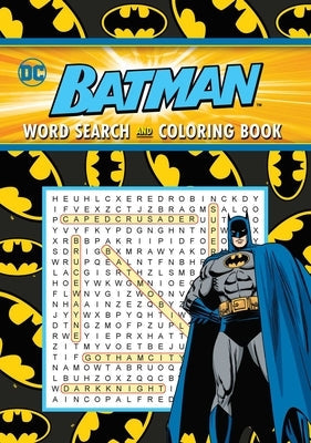 Batman: Word Search & Coloring Book Paperback Thunder Bay Press