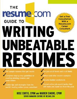 The Resume.com Guide to Writing Unbeatable Resumes Paperback McGraw-Hill Companies