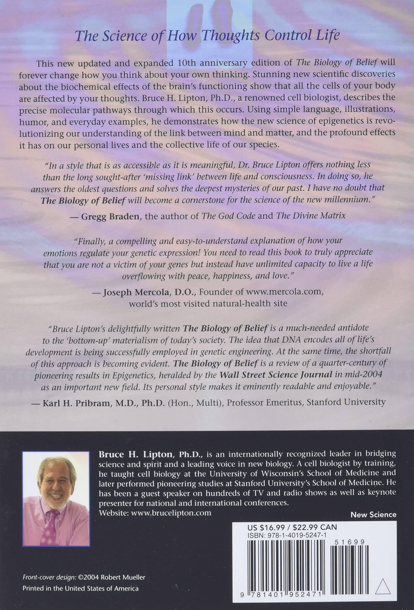 Biology of Belief: Unleashing the Power of Consciousness, Matter - Corrections Bookstore